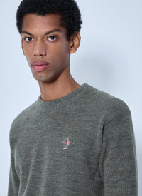 Moncler Grenoble Men Wool Crew Neck Sweater