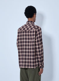 Moncler Grenoble Men Checked Long Sleeve Shirt