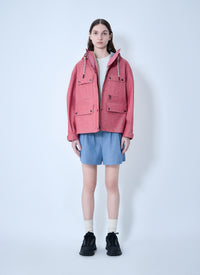 Moncler Grenoble Women High-Waisted Pleated Shorts