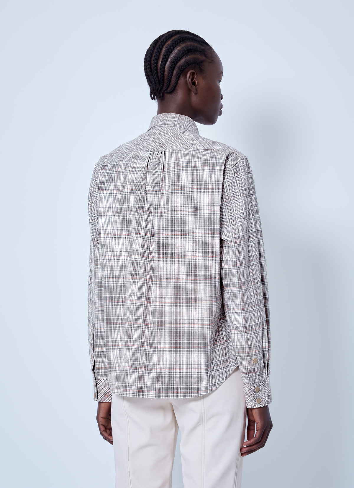 Moncler Grenoble Women Checked Button-Up Shirt