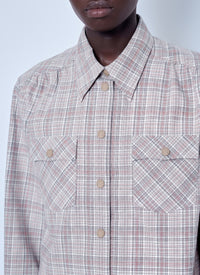 Moncler Grenoble Women Checked Button-Up Shirt