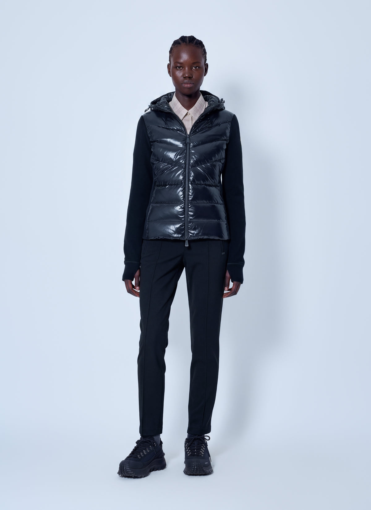 Moncler Grenoble Women Hooded Quilted Down Vest