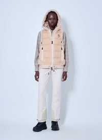 Moncler Grenoble Women Teddy Hooded Insulated Gilet