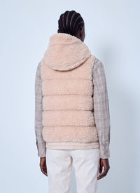 Moncler Grenoble Women Teddy Hooded Insulated Gilet