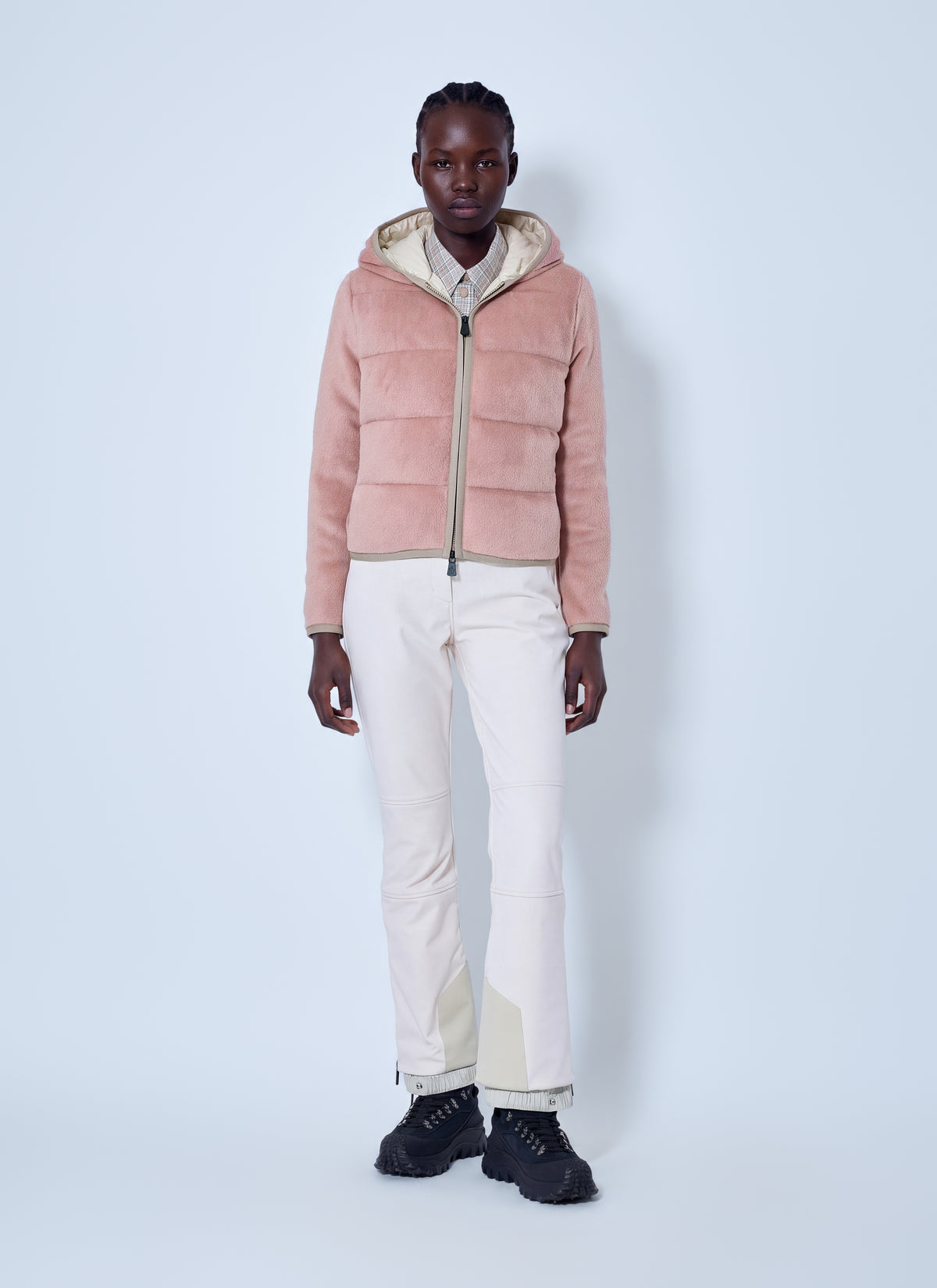 Moncler Grenoble Women Polartec® Padded Zip-Up Hoodie