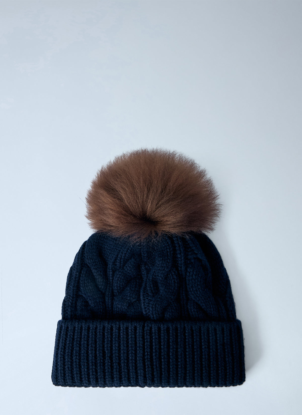 Moncler Grenoble Women Cable Knit Pom-Pom Beanie