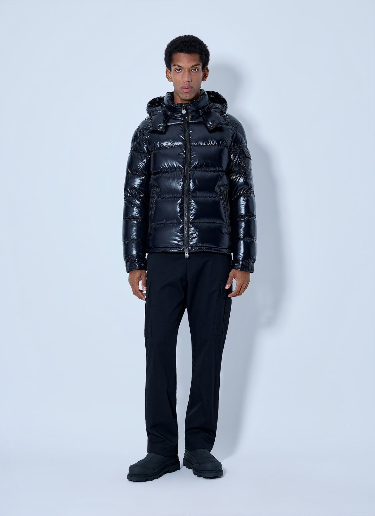 Moncler Moncler Men Maya Hooded Short Down Jacket