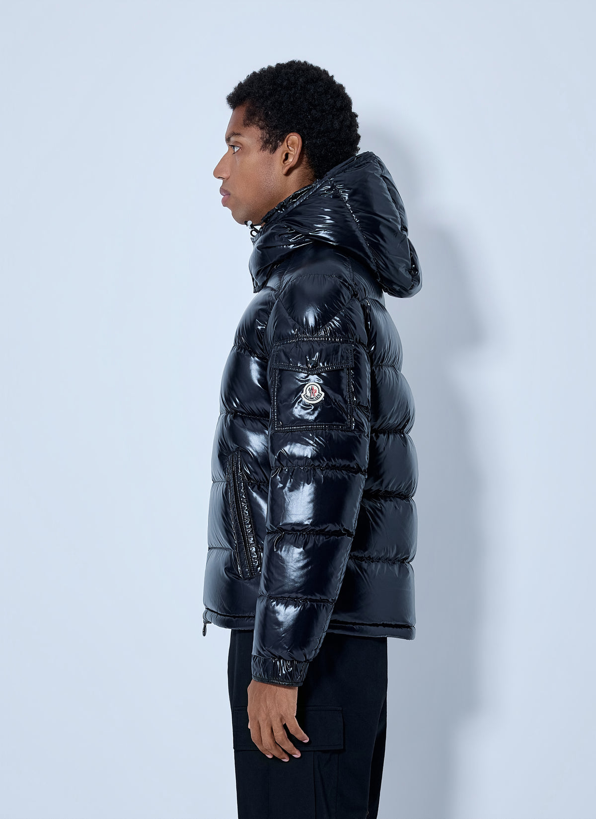 Moncler Moncler Men Maya Hooded Short Down Jacket
