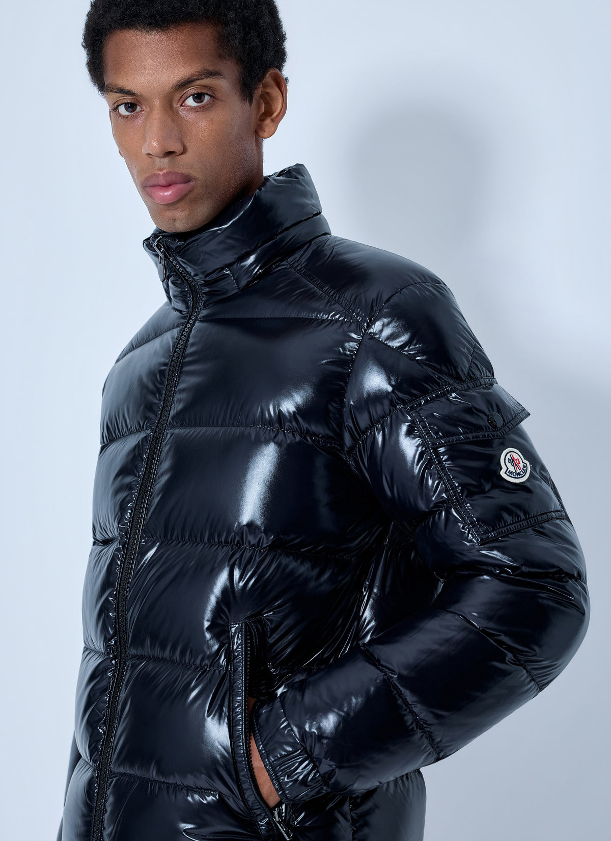 Moncler Moncler Men Maya Hooded Short Down Jacket