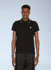 Moncler Moncler Men Stripe Trims Polo Shirt