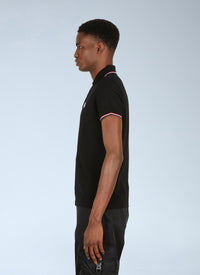 Moncler Moncler Men Stripe Trims Polo Shirt