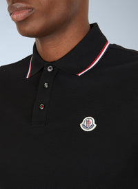Moncler Moncler Men Stripe Trims Polo Shirt