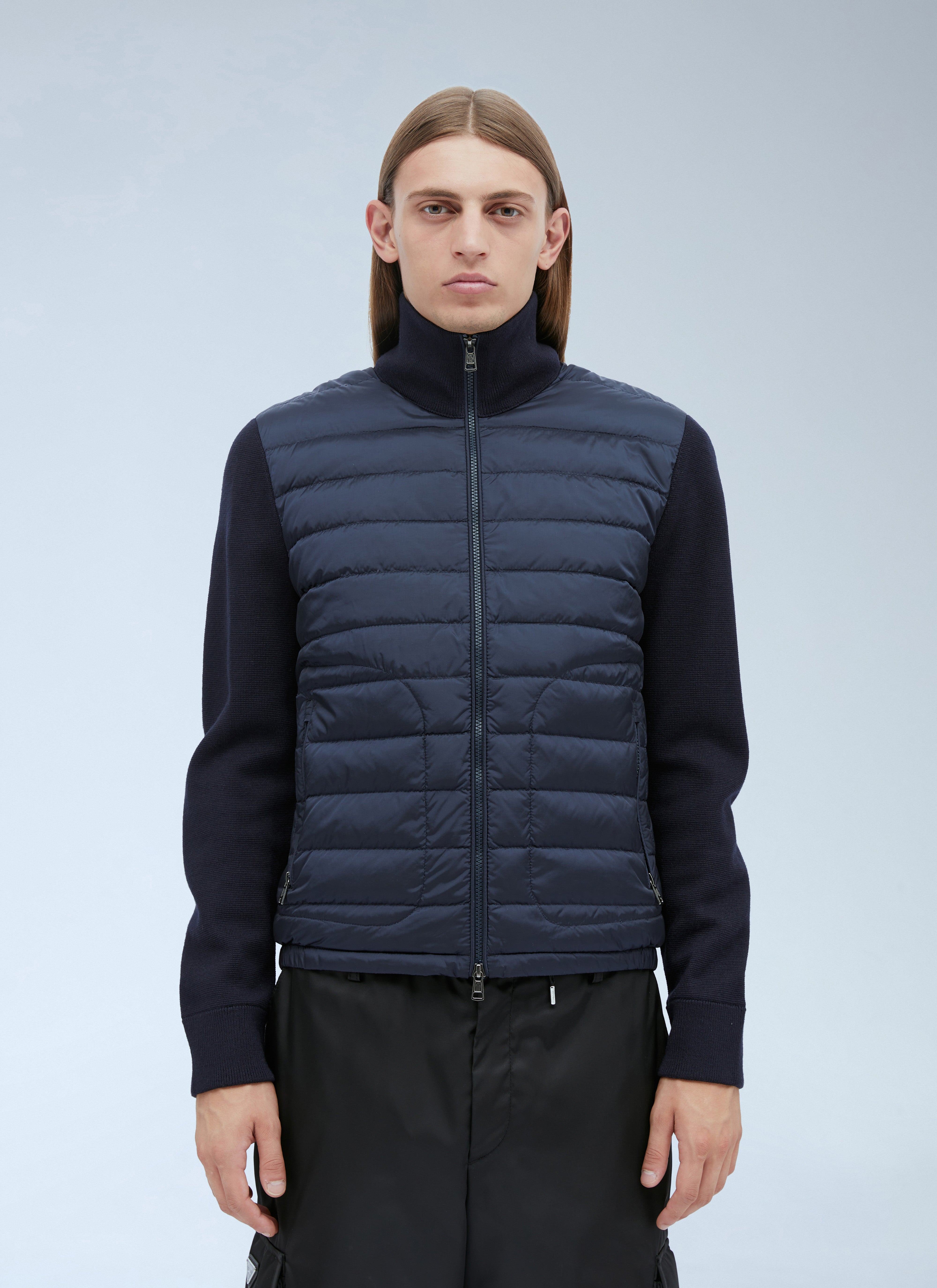 Moncler Men Logo Patch Zip-Up Cardigan – Bluefly