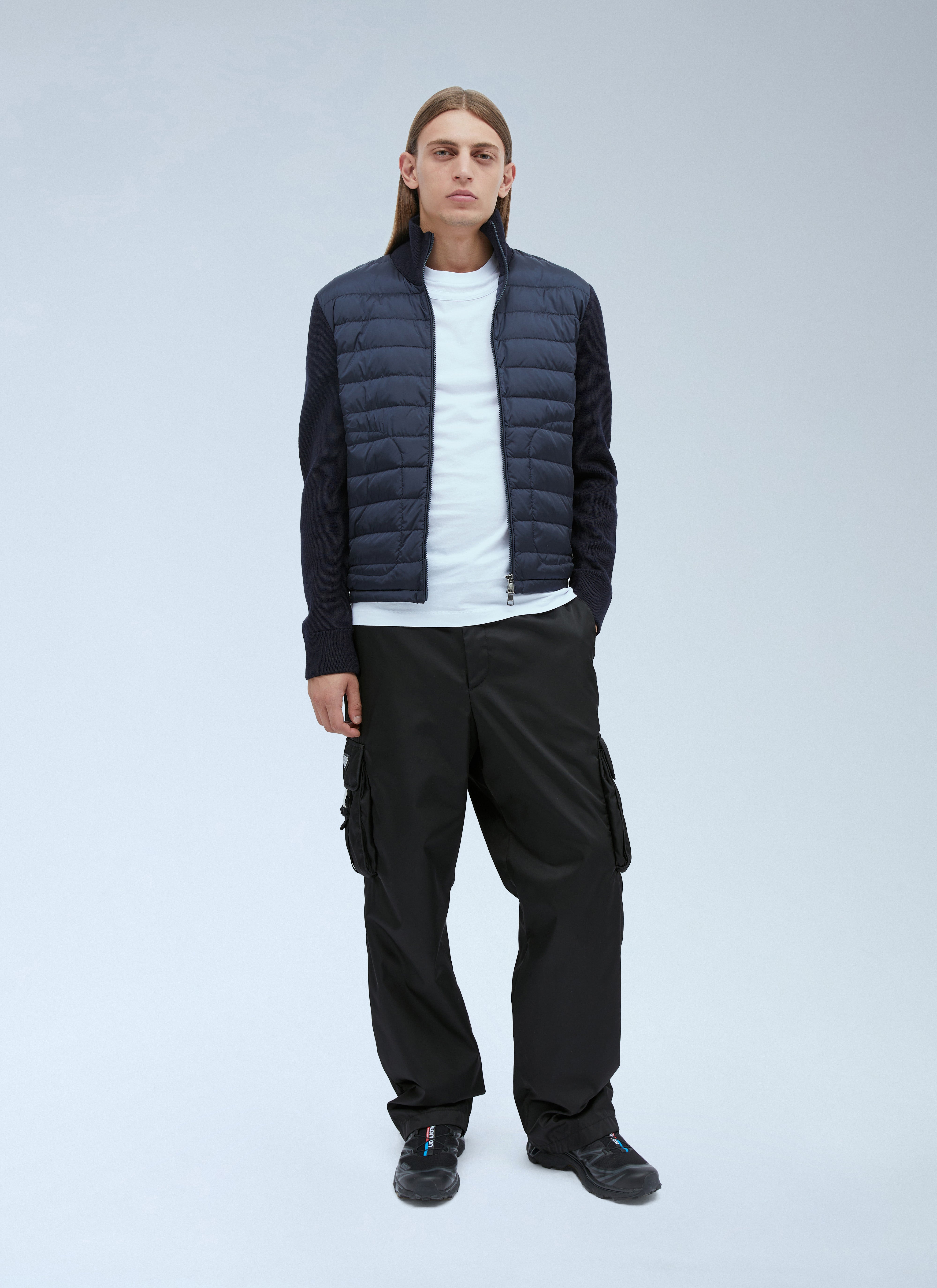 Moncler Men Logo Patch Zip-Up Cardigan – Bluefly
