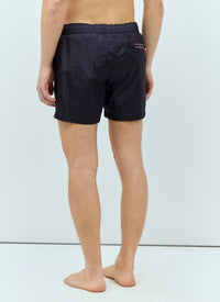 Moncler Moncler Men Logo Patch Swim Shorts
