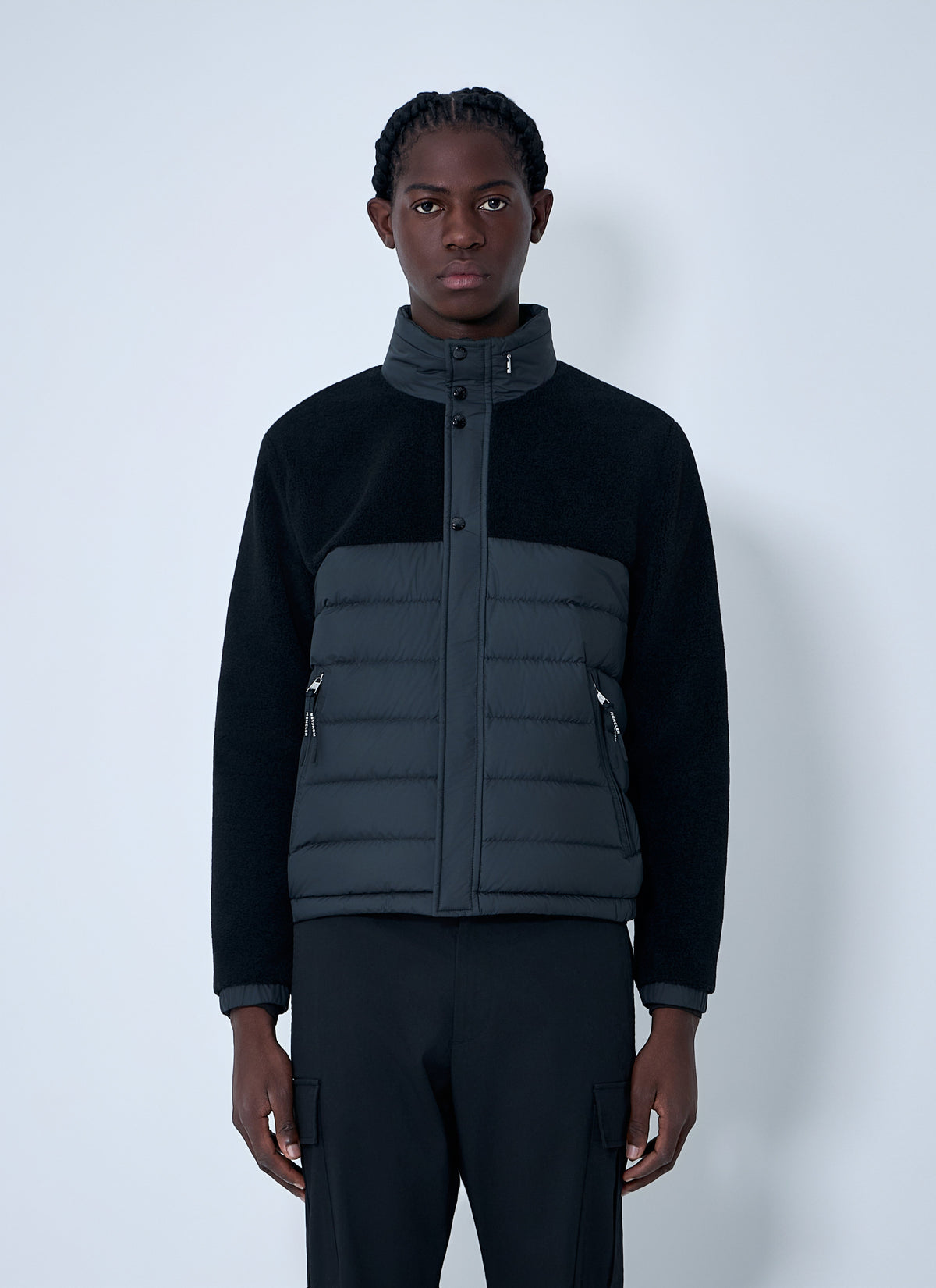 Moncler Men Mistral Teddy Short Jacket