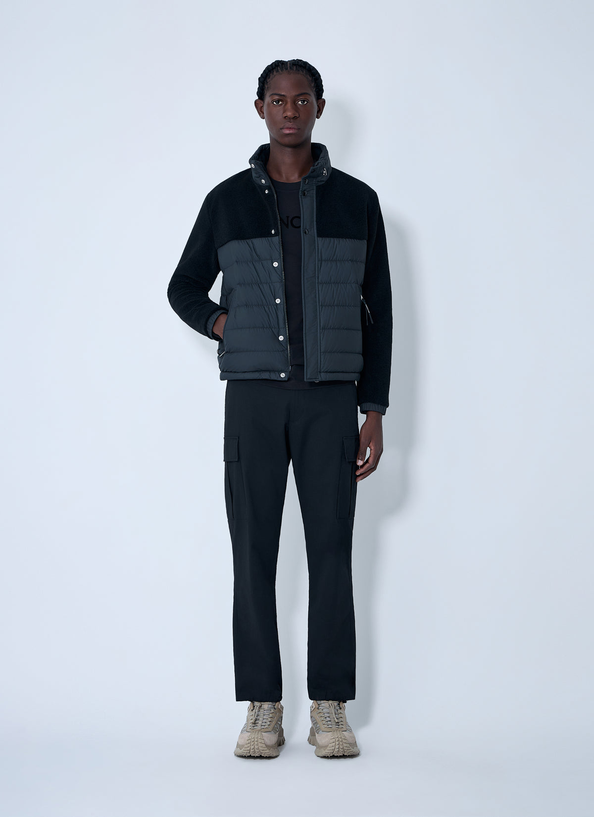Moncler Men Mistral Teddy Short Jacket