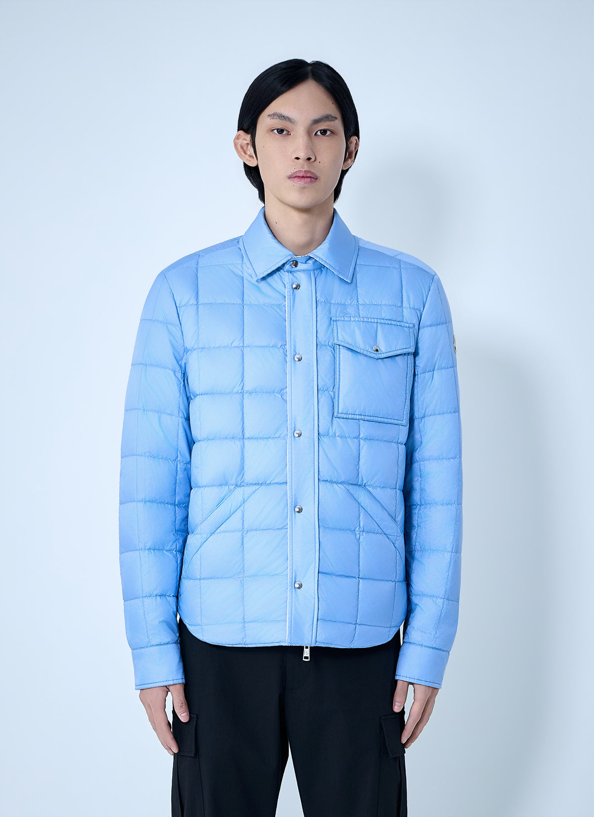 Moncler Men Reversible Crescent Shirt Jacket
