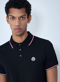 Moncler Men Logo Patch Polo Shirt