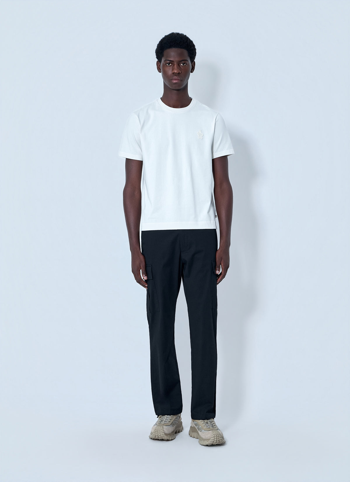 Moncler Men Set Of Three Logo Motif T-Shirts