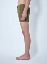 Moncler Men Elastic Waist Swim Shorts