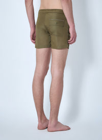 Moncler Men Elastic Waist Swim Shorts