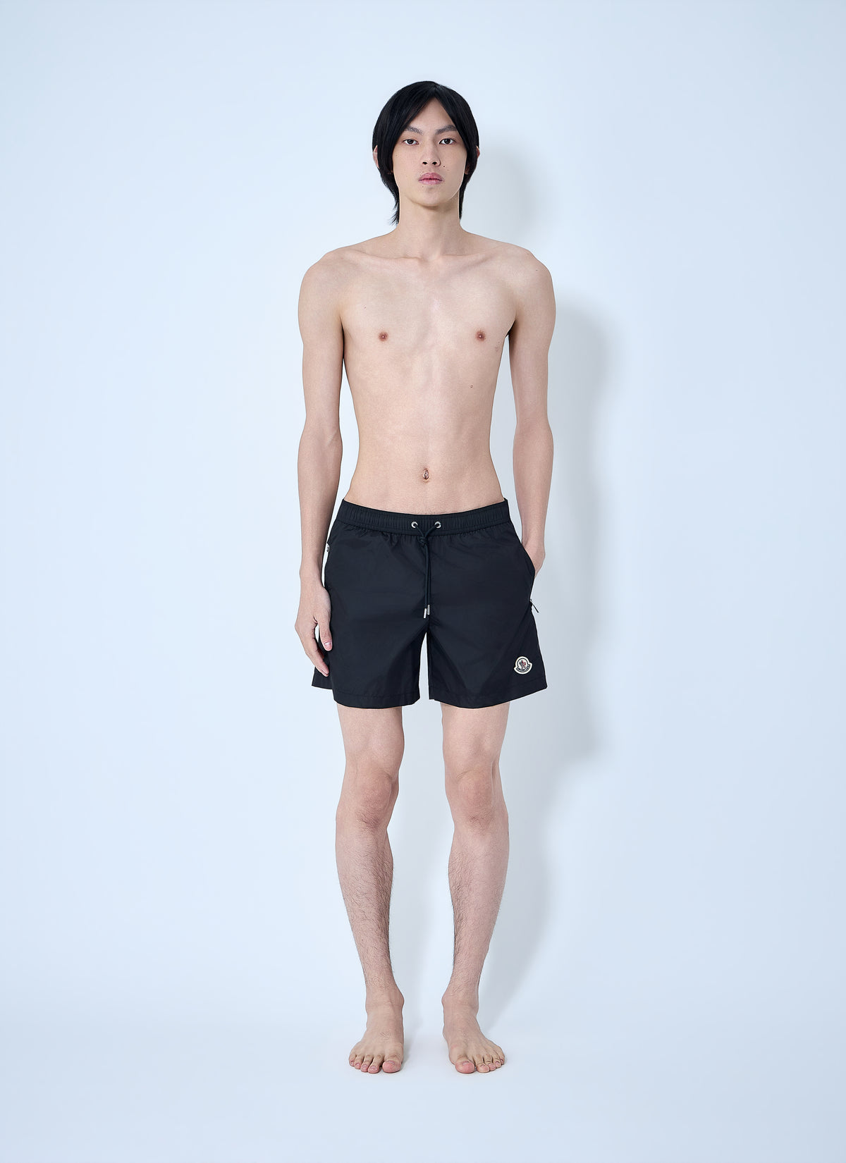 Moncler Men Elasticated Waist Swim Shorts