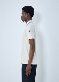 Moncler Men Polo Shirt With Contrast Collar