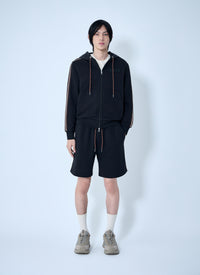 Moncler Men Zip-Up Hoodie With Logo Detail