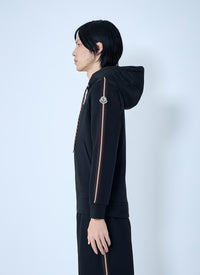 Moncler Men Zip-Up Hoodie With Logo Detail