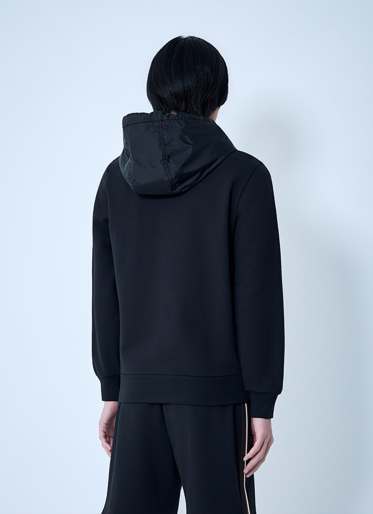 Moncler Men Zip-Up Hoodie With Logo Detail