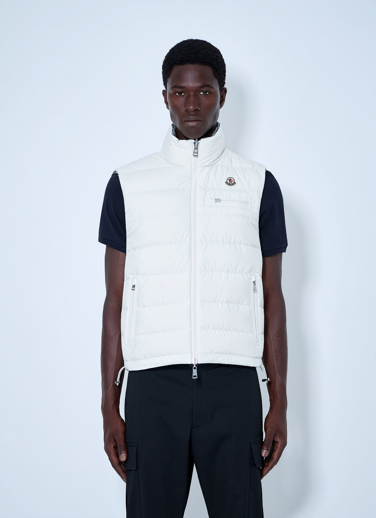 Moncler Men Gienah Reversible Wool Blend Down Gilet