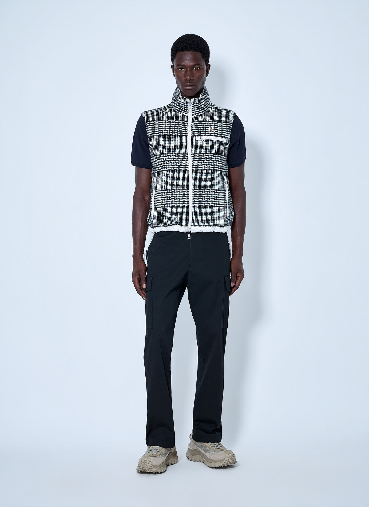 Moncler Men Gienah Reversible Wool Blend Down Gilet