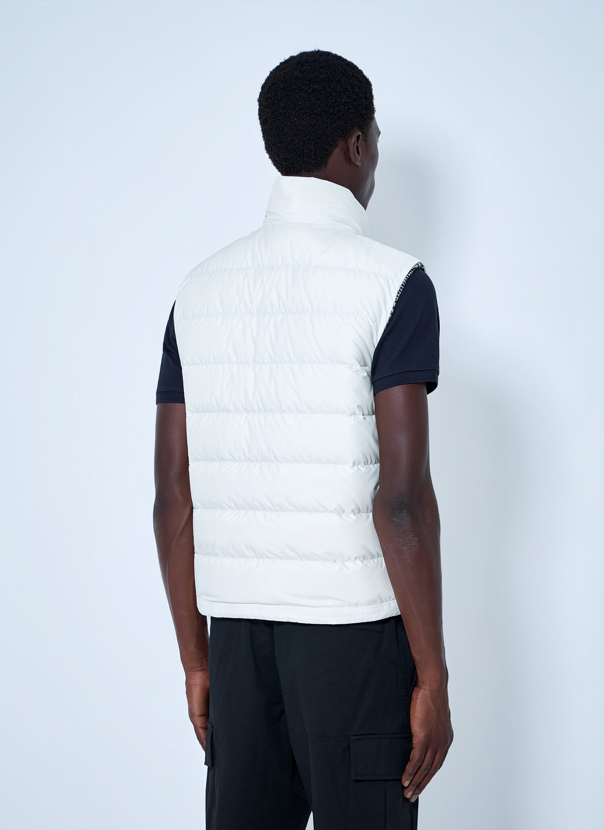 Moncler Men Gienah Reversible Wool Blend Down Gilet