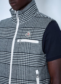 Moncler Men Gienah Reversible Wool Blend Down Gilet