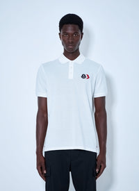 Moncler Moncler Men Piqué Polo Shirt With Logo Embroidery