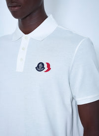 Moncler Moncler Men Piqué Polo Shirt With Logo Embroidery