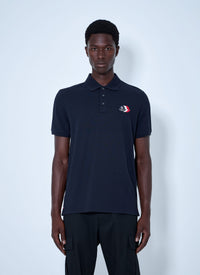 Moncler Men Polo Shirt With Embroidered Logo