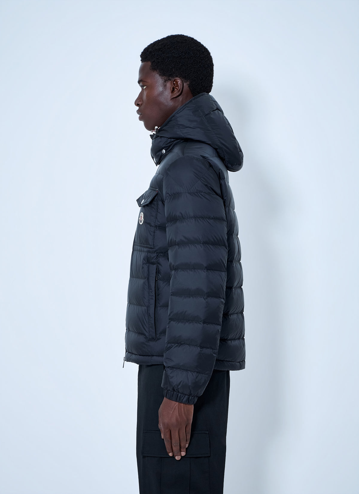 Moncler Men Verith Hooded Short Down Jacket