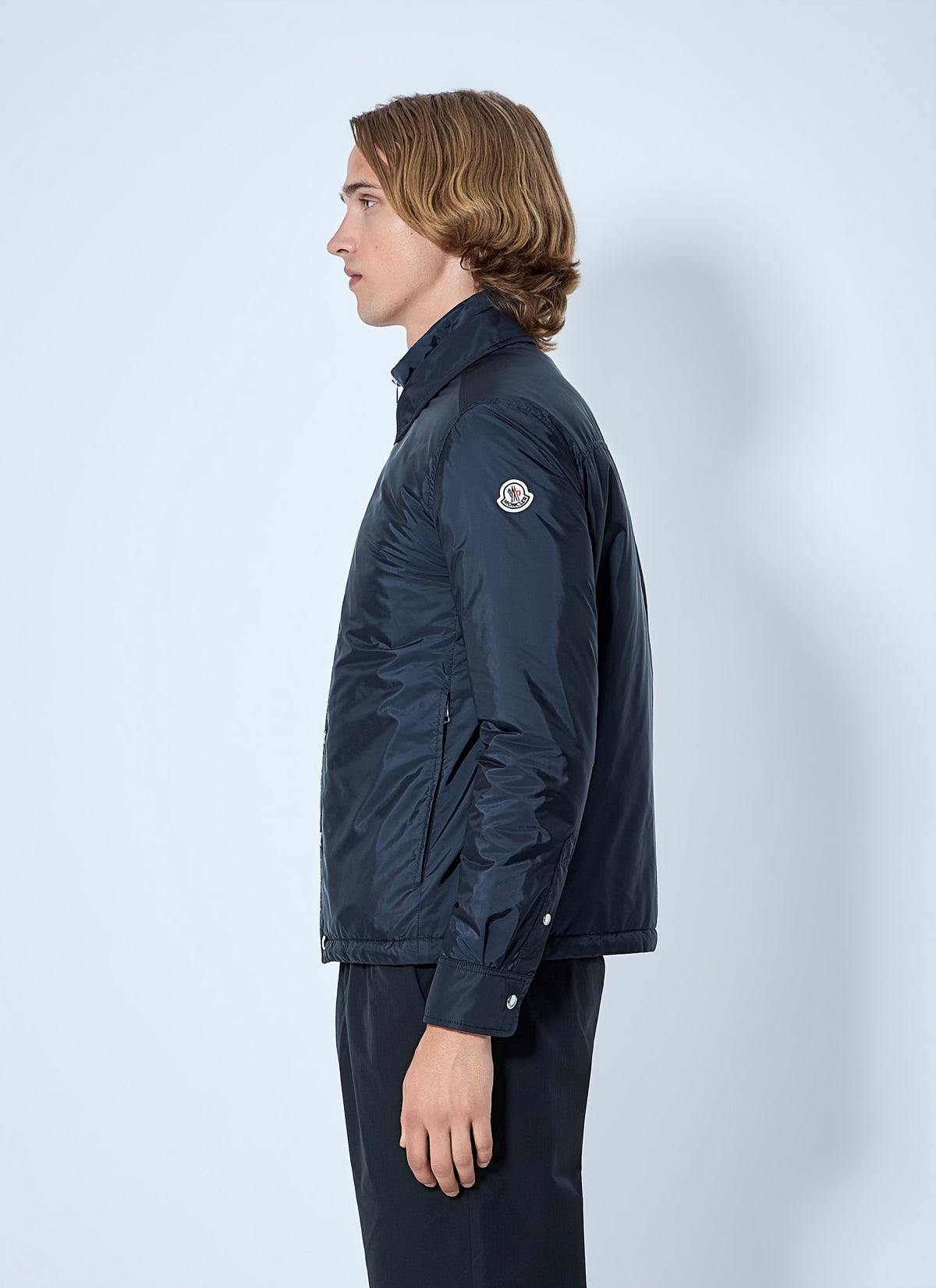Moncler Men Meridelle Down Shirt Jacket