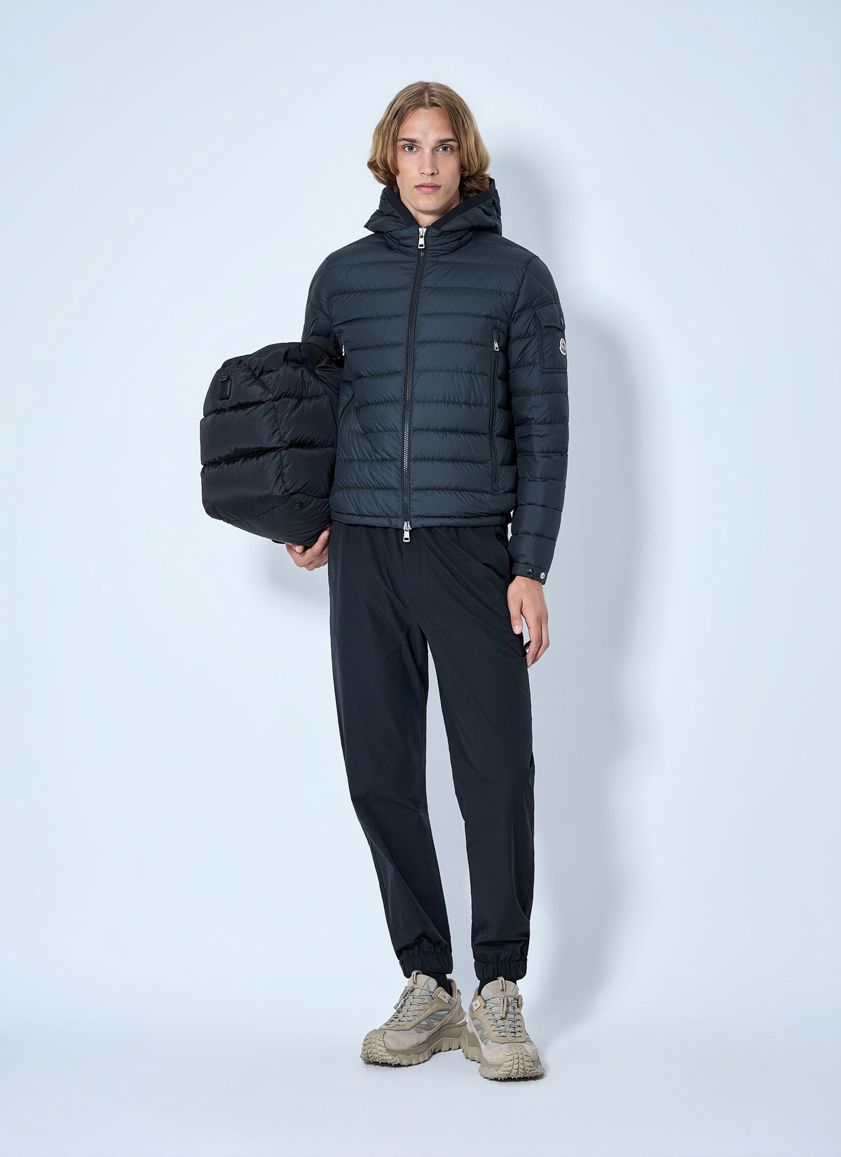 Moncler Moncler Men Galion Hooded Short Down Jacket