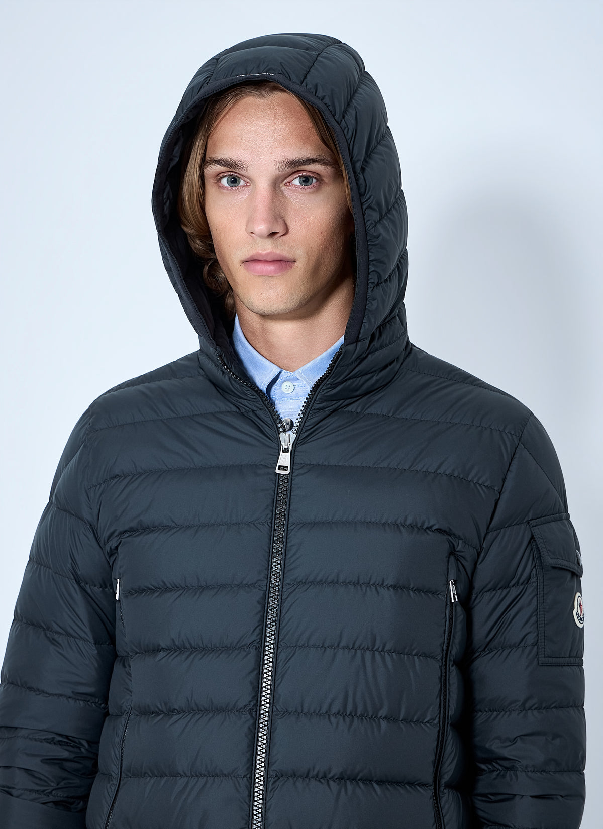 Moncler Moncler Men Galion Hooded Short Down Jacket