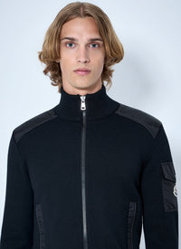 Moncler Men Zip-Up High-Neck Sweater