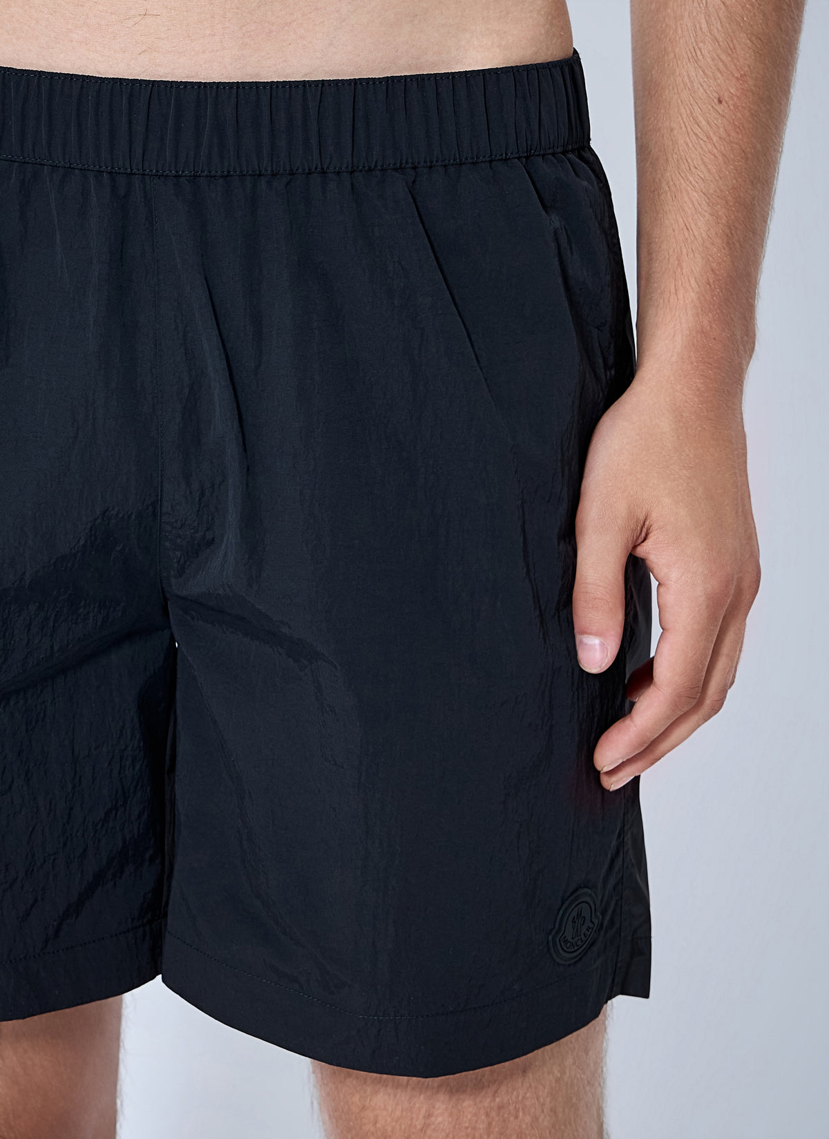 Moncler Men Elasticated Waist Swim Shorts