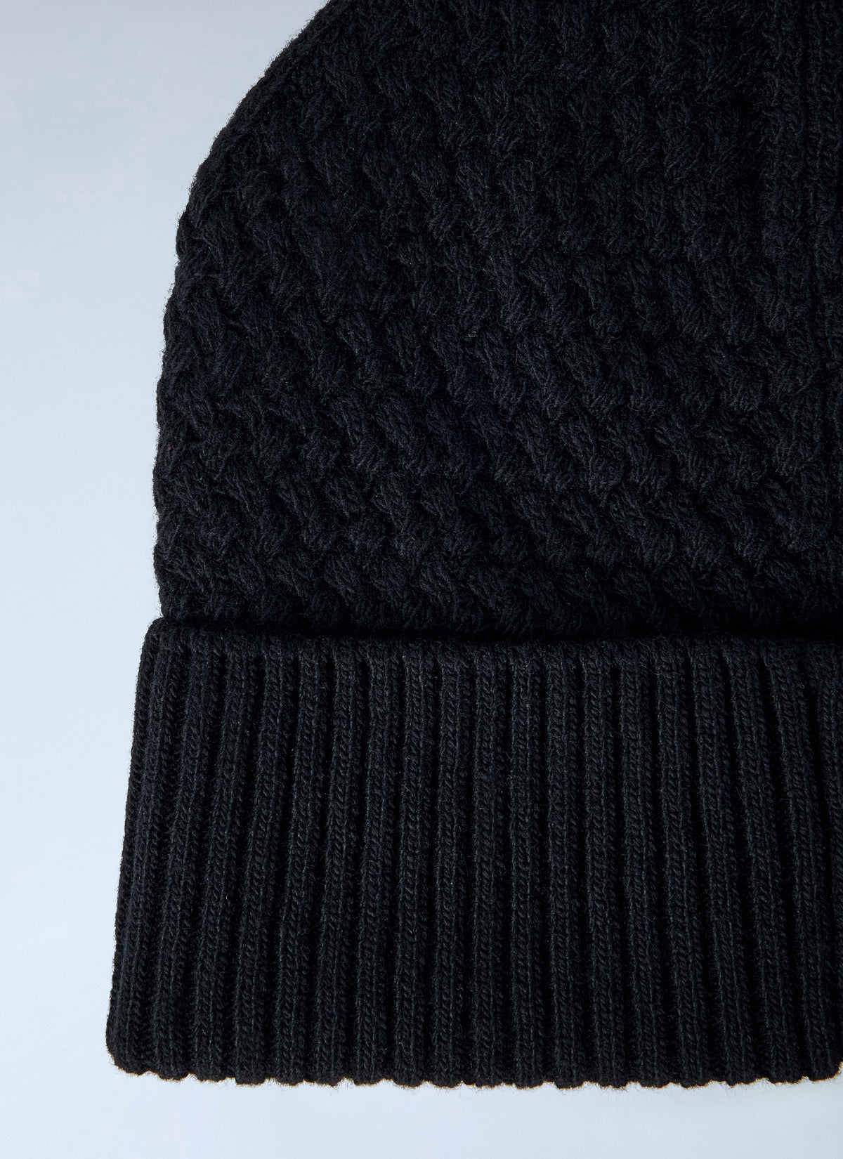 Moncler Men Ribbed Knit Beanie With Logo Patch