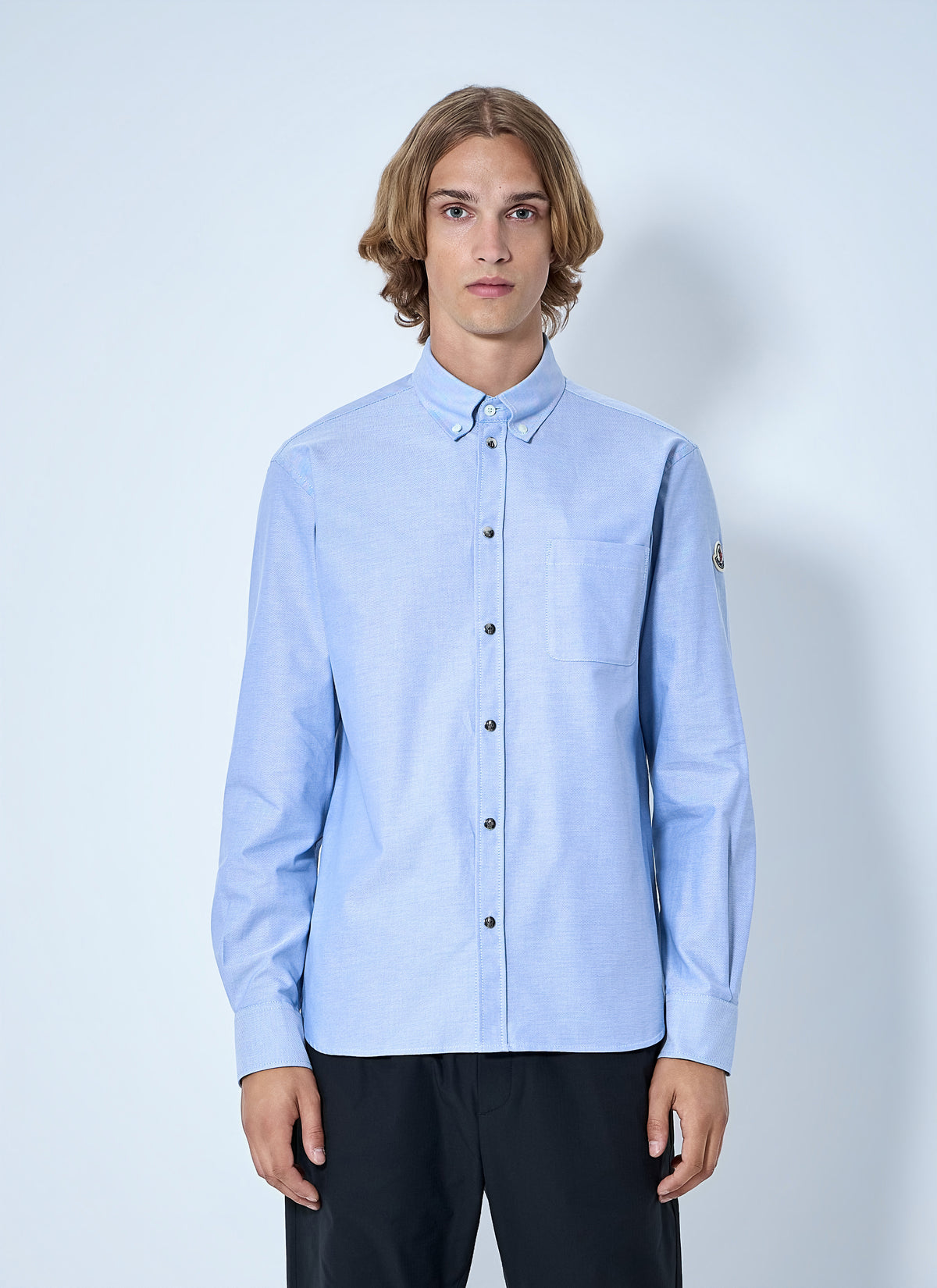 Moncler Men Button-Down Cotton Shirt