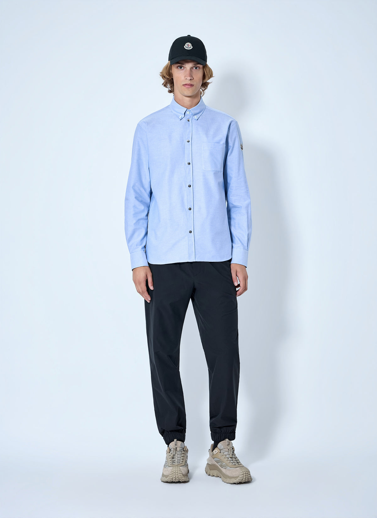 Moncler Men Button-Down Cotton Shirt