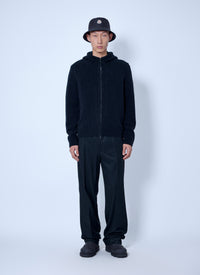 Moncler Men Bouclé Wool Blend Zip-Up Hoodie