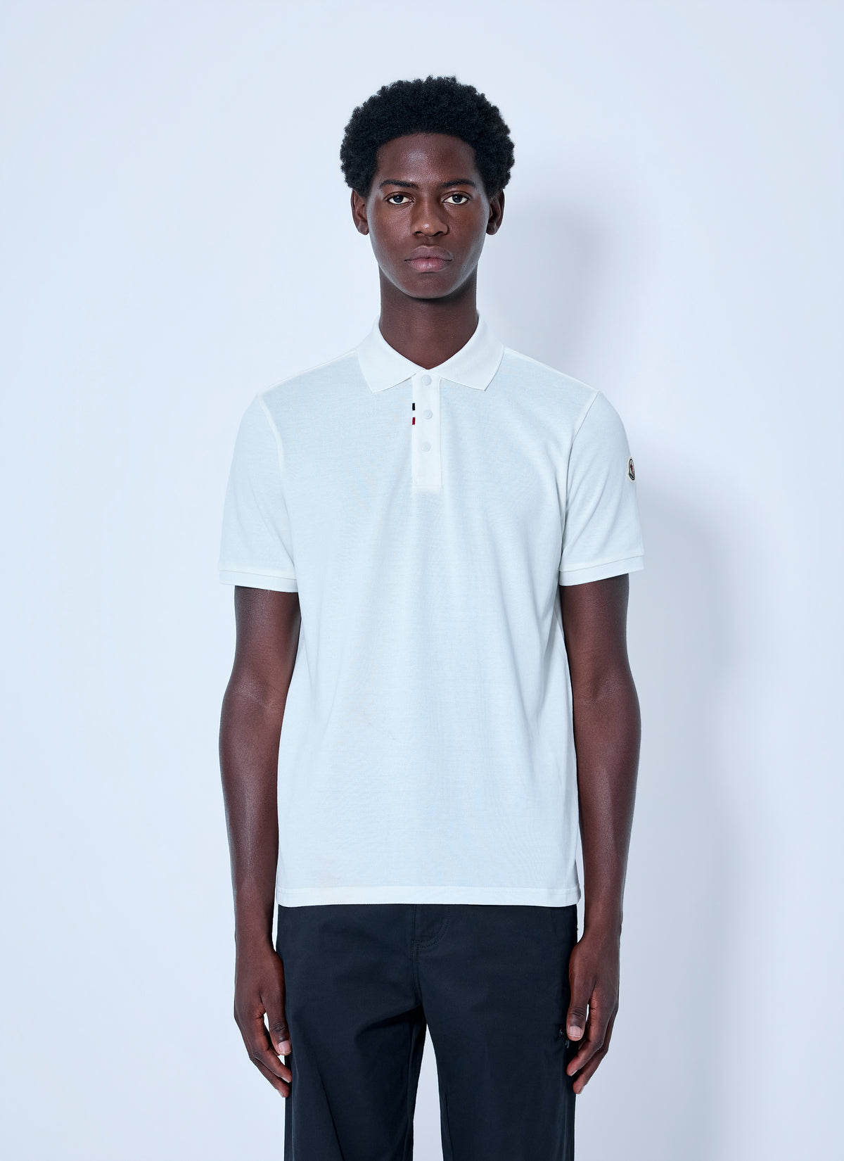 Moncler Men Piqué Polo Shirt