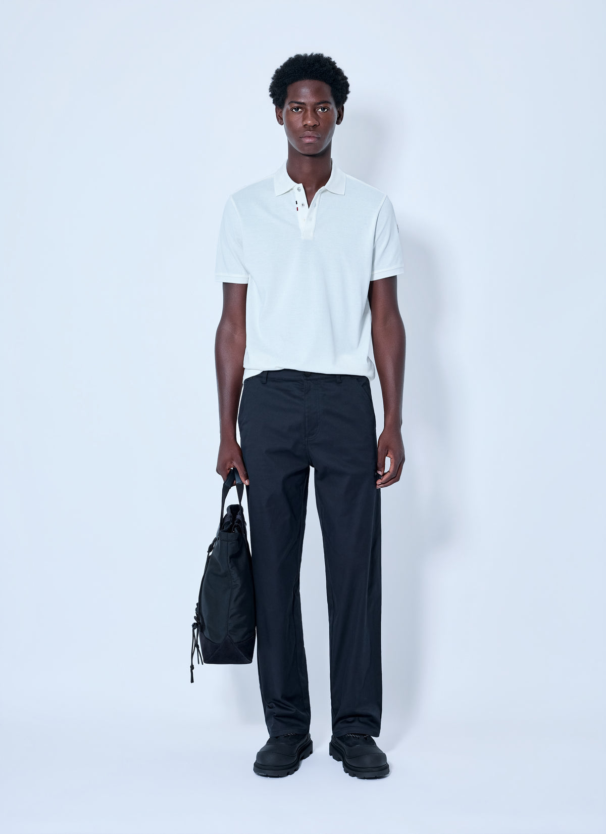 Moncler Men Piqué Polo Shirt